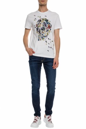 Skull motif t-shirt, zdjęcie 2 Skull motif t-shirt od Alexander McQueen